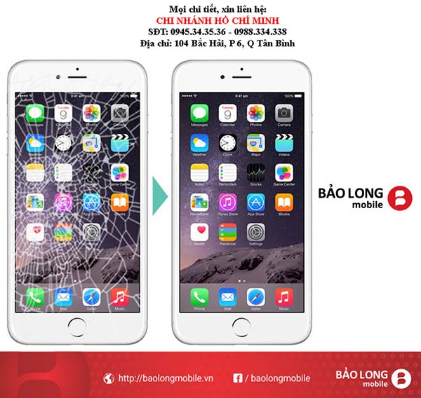 Phân biệt màn hình "zin"sau khi thay màn hình iPhone 6
