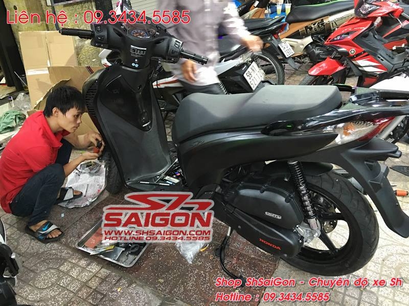 CHẾ ĐỘ ĐÈN SAU ỐP BỤNG SH NHẬP ĐỘ CHO SH SMARTKEY 2016