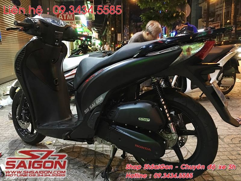 CHẾ BỤNG +ĐUÔI ĐÈN SAU CHO SH VIỆT