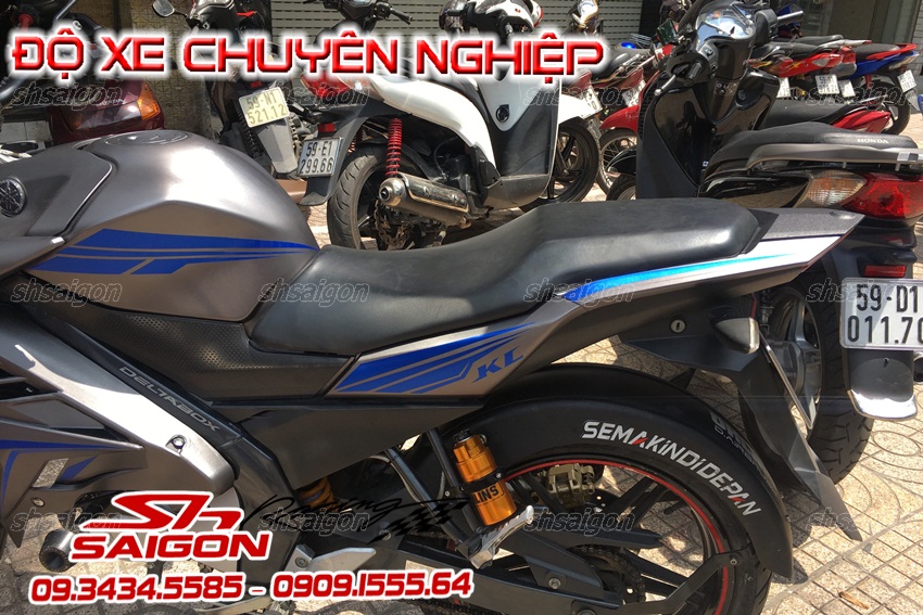 Bửng chế fz màu đen nhám phong cách tuyệt đẹp tại Bình chánh
