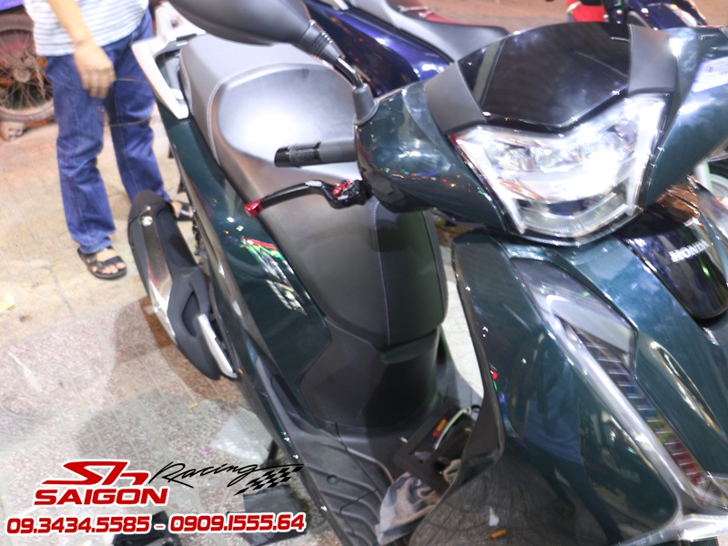 SH 2017 XANH LỤC ĐỘ BAO TAY RIZOMA LUX + TAY PHANH CRG HÀNG THÁI LOẠI 1 SIÊU ĐẸP