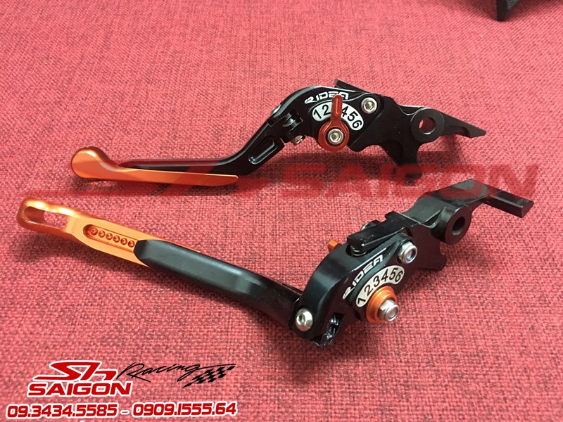 TAY THẮNG RIDER 6 SỐ CÓ GÃY CNC CAO CẤP LOẠI 1 GẮN CHO XE SH 2017