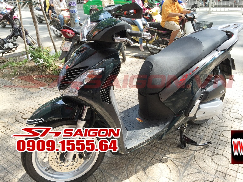 XE SH 2016 MÀU XANH LỤC ĐỘ DÀN MÂM 5 CÂY SH Ý BÁ ĐẠO ĐẾN TỪNG HẠT GẠO